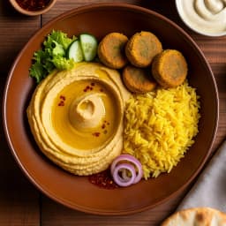 Falafel Over Rice